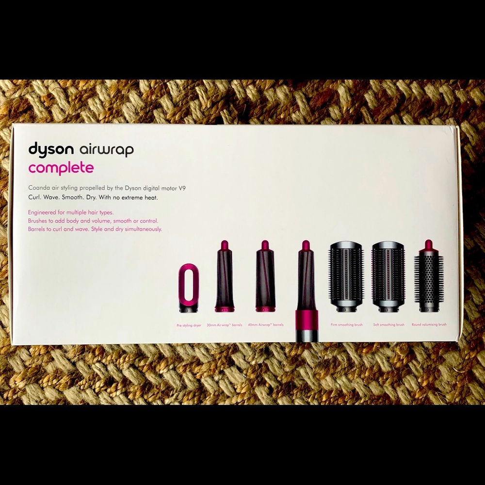 NEW IN BOX!! Dyson Airwrap Complete - nickel/fuchsia